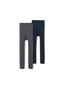 Tchibo - 2 Paar Thermoleggings - Gr. 110/116 - dunkelblau