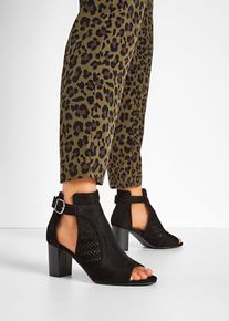 bonprix Sandaletten mit Blockabsatz, schwarz, Gr.36, Stylische Sandalette f&uuml;r jeden Anlass