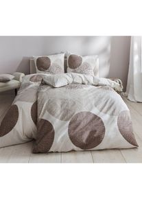 bonprix Lenjerie de pat din linou, bej, 1x 80/80 cm, 1x 155/220 cm