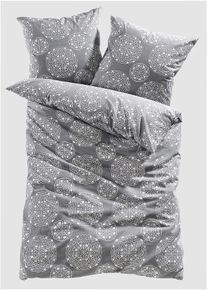 bonprix Lenjerie de pat din jerse, gri, 1x 80/80 cm, 1x 155/220 cm