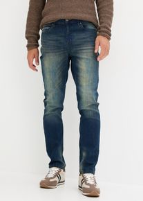 bonprix Blugi slim fit cu stretch, drepți, albastru, 48