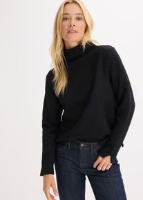 bonprix Női Szabadidőfelső &aacute;ll&oacute; gall&eacute;rral, fekete, 40/42