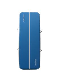 Gymnastikmatte, aufblasbar , Blau, Wei&szlig; , Kunststoff , 100x20x300 cm , rutschfest, leicht zu reinigen, aufblasbar, einfach zu transportieren , Freizeit & Co, Gartenspielzeug, H&uuml;pfburgen & Trampoline
