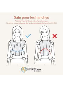 ergobaby Porte-B&eacute;b&eacute; Nouveau-N&eacute; Embrace - Soft Knit: Gris