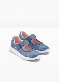 bonprix Baleriny w stylu Mary Jane, niebieski, 44