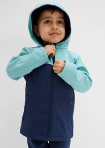 bonprix Geacă termo din softshell, impermeabilă, albastru, 92/98