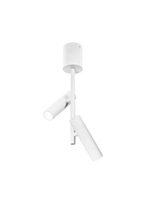 GEA LUCE GFA Applique murale ronde &agrave; 2 sources lumineuses, t&ecirc;te ajustable, LED, GFA1454H,