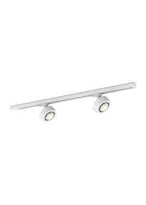 MOLTO LUCE Mag Syst&egrave;me de rail triphas&eacute; 230 V, set complet avec 2 spots Mag LED, 55-00003,