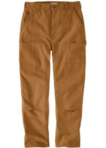 Carhartt The Vintage Fit Canvas, textile pants woman , color: Light Brown , size: W14