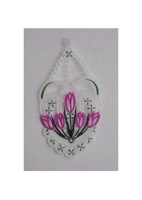 Stickereien Plauen Fensterbild &raquo;Krokusse&laquo;