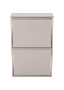 SPINDER DESIGN M&uuml;lltrennsystem &raquo;GIGI 4&laquo; Stahl-Abfalltrennsystem mit 4x 18, 5-Liter-Inneneimern