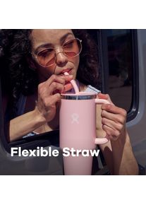 Hydro Flask Thermobecher &raquo;All Around Travel Tumbler in den Gr&ouml;&szlig;en 24 oz/ 32 oz / 40 oz&laquo; Thermo Cup mit Strohhalm