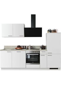 KOCHSTATION K&uuml;chenzeile &raquo;KS-Scafa, vormontiert, mit h&ouml;henverstellbaren F&uuml;&szlig;en, vormontiert, mit&laquo; Soft-Close, wahl. mit E-Ger&auml;ten inkl. Geschirrsp&uuml;ler, 