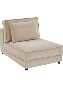 ATLANTIC HOME COLLECTION XXL-Sessel &raquo;Valan&laquo; XXL-Sitzfl&auml;che, mit Cord-Bezug, frei stellbar, mit Wellenunterfederung