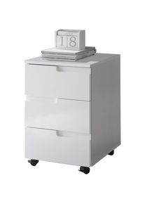 BEGA OFFICE Rollcontainer &raquo;Spice&laquo; mit Griffmulden, 3 Schubladen & 2 feststellbaren Rollen, 40x60 cm