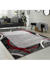 Paco Home Teppich &raquo;Sinai 059&laquo; rechteckig 13 mm H&ouml;he Kurzflor, modernes Design, mit Bord&uuml;re, Kundenliebling