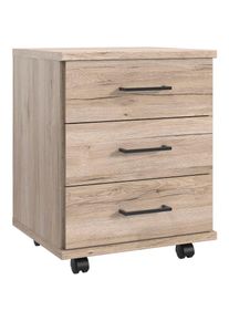 wimex Rollcontainer &raquo;Home Desk&laquo; mit 3 Schubladen, 46cm breit, 58cm hoch