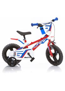 DINO Kinderfahrrad &raquo;Mountainbike 12 Zoll&laquo; 1 Gang mit St&uuml;tzr&auml;dern, Frontschild und coolen Schutzblechen