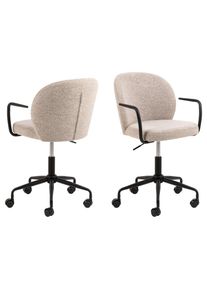 ACTONA GROUP Schreibtischstuhl &raquo;Patricia&laquo; () Schreibtischstuhl, beige 60, 5 Stern Gestell, mit drehfunktion