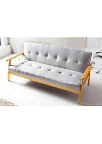 Salesfever Schlafsofa &raquo;Skagen 3-Sitzer Sofa&laquo; Holzgestell Sofa: Entspannung und Schlaf auf 190cm Breite