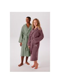 Bruno Banani Unisex-Bademantel &raquo;Robby, ideal f&uuml;r Sauna & Spa, Standardl&auml;nge & &Uuml;berl&auml;nge&laquo; 1 Stk. Damen & Herren Badem&auml;ntel, Baumwolle, mit Taschen, 