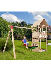 Weka Spielturm &raquo;Tabaluga Drachenturm inkl. Anbauschaukel&laquo; BxTxH: 420x290x331 cm