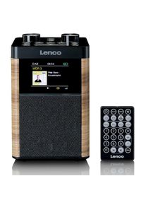Lenco Digitalradio (DAB+) &raquo;PDR-060WD&laquo; (Bluetooth Digitalradio (DAB+) FM-Tuner mit RDS ) tragbar, 10 W Lautsprecher, bis zu 14h Laufzeit