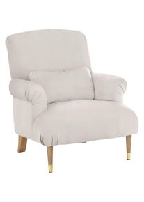 Home Affaire XXL-Sessel &raquo;Cholet Sessel&laquo; mit Zierkissen und Beinen aus Eiche, Bezugsqualit&auml;t: Baumwollmix, Big