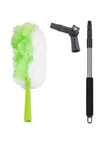 Maximex Staubwedel &raquo;2in1&laquo; Staubwischer mit Teleskopstiel und Knickgelenk, antistatisch