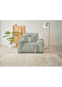 OTTO home Loveseat &raquo;FINNLEY, XXL-Sessel, Lesesessel, trendige Stoffe, inkl. Zierkissen&laquo; 1 Stk. tlg. verf&uuml;gbar in den Stoffqualit&auml;ten Boucl&eacute;, Struktur 