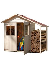 Weka Garten-Ger&auml;teschrank &raquo;Gr. 2&laquo; BxTxH: 245x105x216 cm, mit Schleppdach