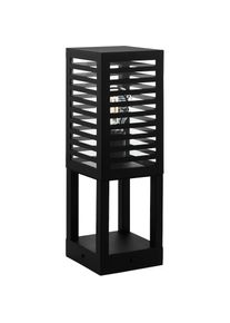 Eglo Stehlampe &raquo;ALAMONTE 3&laquo; E27 1 Stk. Stehleuchte in schwarz aus Alu, Stahl - exkl. E27 - 1X60W