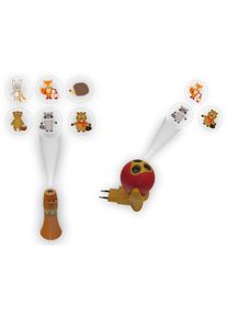 Niermann LED Nachtlicht &raquo;Waldtiere&laquo; LED-Modul 1 Stk. Set Waldtiere 2 (1 x Stecker-Nachtlicht, 1 x Taschenprojektor)