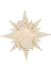 SAICO Original LED Fensterbild &raquo;Schneemann, inkl. LED-Leuchtmittel, warmwei&szlig;&laquo; E14 BxHxT: 30x32, 5x4, 5 cm