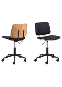 ACTONA GROUP Schreibtischstuhl &raquo;Owen&laquo; () Schreibtischstuhl, PU schwarz, 5 Stern Gestell, mit drehfunktion