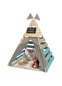 Muddy Buddy Spielhaus &raquo;Tipi-Zelt Dreamer&laquo; Holzschutz vorbehandelt, BxTxH: 135x135x170 cm, FSC - sch&uuml;tzt Wald