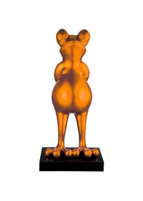 Casablanca by Gilde Tierfigur &raquo;Skulptur Frosch orange&laquo;