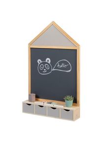 Musterkind Wandtafel &raquo;Juncus, natur/warmgrau&laquo;