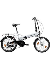 Z&uuml;ndapp Z&uuml;ndapp &raquo;Z101&laquo; 6 Gang Shimano Tourney Schaltwerk Kettenschaltung Heckmotor 250 W Pedelec, Elektrofahrrad f&uuml;r Damen u. Herren