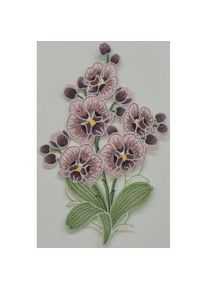 Stickereien Plauen Fensterbild &raquo;Orchidee&laquo;