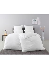 my home Bettw&auml;sche &raquo;Desner&laquo; 3 Stk. tlg. Premium Qualit&auml;t, 100 % Polyester, sehr weich, uni, ab 135x200 cm