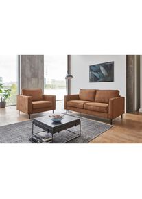 ATLANTIC HOME COLLECTION 2-Sitzer &raquo;Weston&laquo; im skandinavischem Stil, mit Wellenunterfederung