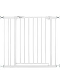 hauck T&uuml;rschutzgitter &raquo;Open N Stop 2 Set inklusive Verl&auml;ngerung 9 cm, White&laquo; auch als Treppenschutzgitter verwendbar; 84-89 cm