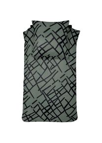 Damai Bettw&auml;sche &raquo;Kline&laquo; 2 Stk. tlg. mit gro&szlig;formatigem Muster