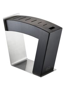 R&ouml;sle R&Ouml;SLE Messerblock &raquo;MoveX&laquo; 1 Stk. aus Edelstahl und Eschenholz, zwei Standpositionen, unbest&uuml;ckt