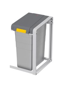 Hailo M&uuml;lltrennsystem &raquo;ProfiLine &Ouml;ko XL&laquo; 1 Beh&auml;lter 38 Liter, grau, Kunststoff Inneneimer