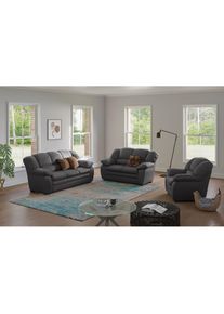 COTTA Polstergarnitur &raquo;Casino&laquo; Set, 3 Stk. tlg. Sessel, 2-Sitzer, 2, 5-Sitzer, hohe R&uuml;ckenlehne