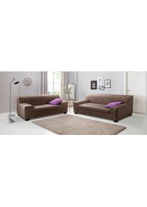 DOMO collection Polstergarnitur &raquo;Amando zeitlos und modern, komfortabel&laquo; Spar-Set, bestehend aus 2er- und 3er-Sofa