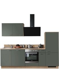 KOCHSTATION K&uuml;chenzeile &raquo;KS-Scafa, vormontiert, mit h&ouml;henverstellbaren F&uuml;&szlig;en, vormontiert, mit&laquo; Soft-Close, wahl. mit E-Ger&auml;ten inkl. Geschirrsp&uuml;ler, 