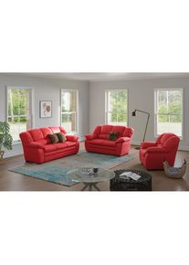 COTTA Polstergarnitur &raquo;Casino&laquo; Set, 3 Stk. tlg. Sessel, 2-Sitzer, 2, 5-Sitzer, hohe R&uuml;ckenlehne